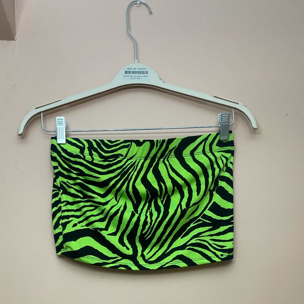Green tube top